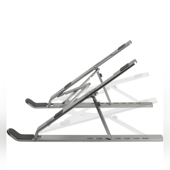 JTEN Laptop Stand, Laptop Holder Riser Computer Tablet Stand 6 Angles Adjustable - Picture 2 of 11